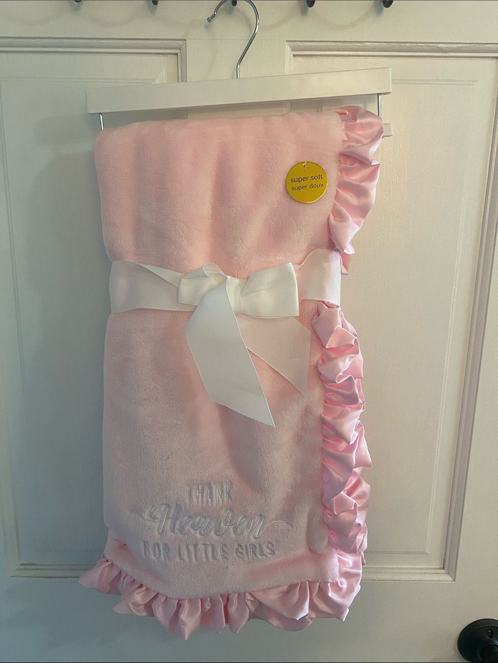 Plush Pink Little Girls Blanket